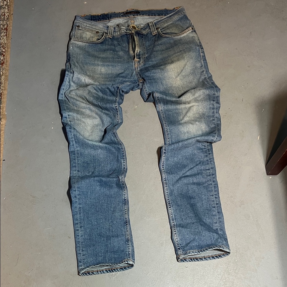Classic Nudie Blue Denim Jeans